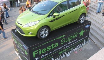 New Ford Fiesta participates in all most expected musical events of the year