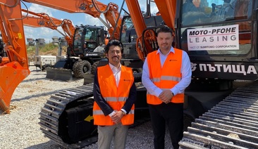 15 new machines financed by Moto-Pfohe Leasing joined the construction of highways