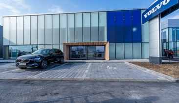 Volvo showroom entrance