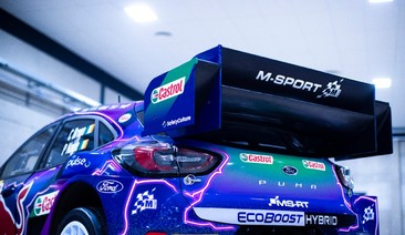 M-Sport Ford Puma Hybrid Rally1 close back