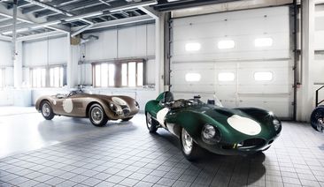Jaguar напомня за легендарните състезатели C и D-type
