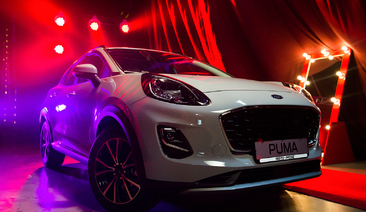 The new FORD PUMA ECOBOOST HYBRID is the big prize for Fiki as a winner in the 8th season of the show "Your face sounds familiar"